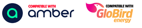 Compatible with Amber and GloBird Energy